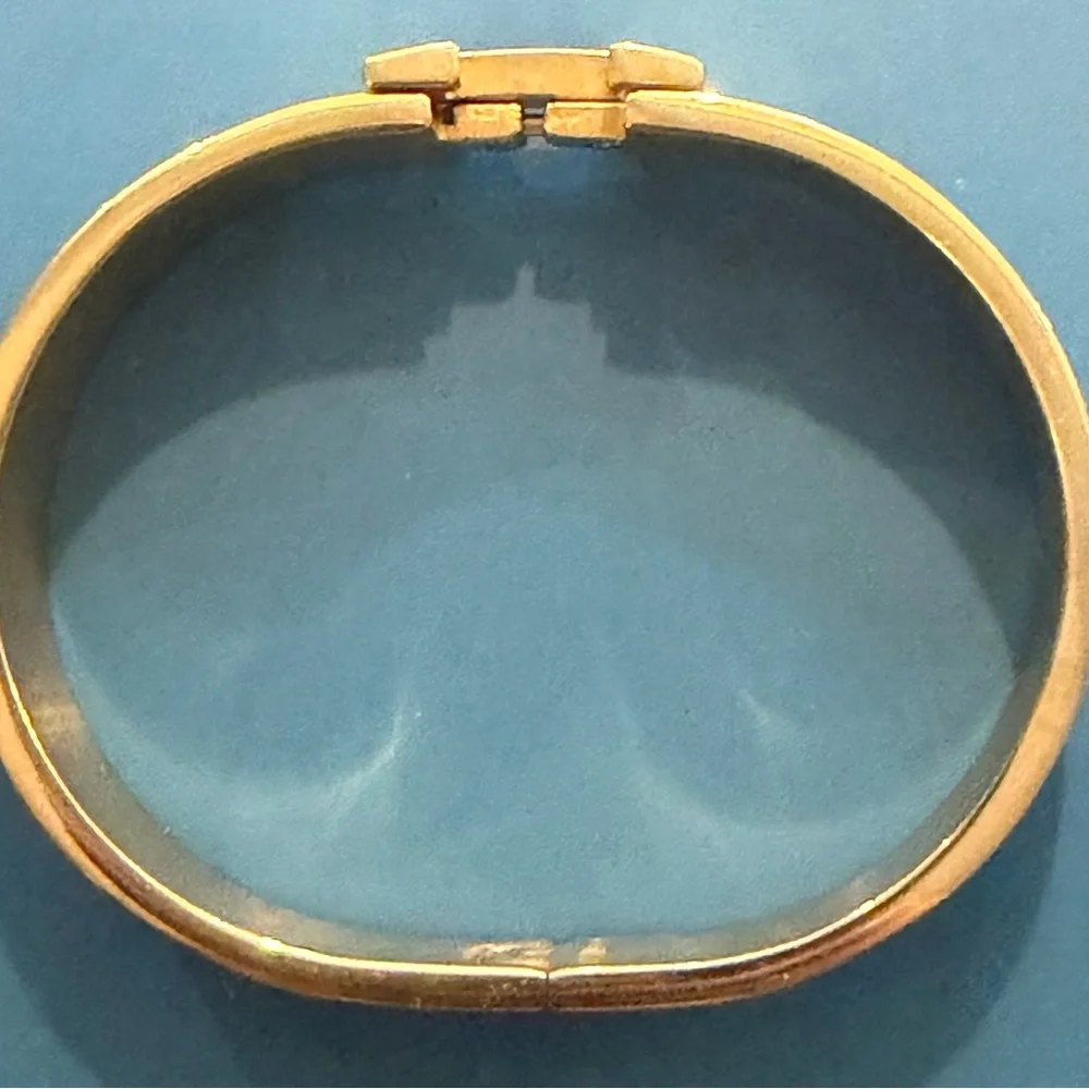 Hermes Gold and Black Tech Wristband